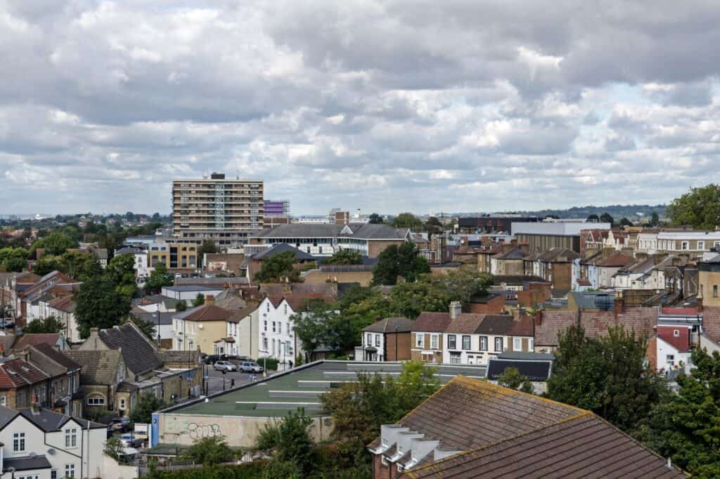 View of the houses in Croydon